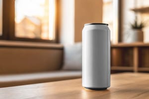 Aluminum Soda Can Mockup