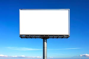 Billboard Advertising Large Display Mockup Scene