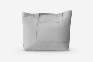 Canvas Tote Bag Mockup Flat Lay
