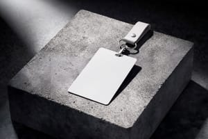 Concrete Shadow ID Card Mockup