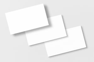 Contrast Color Business Card Mockup