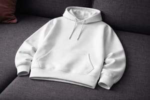 Cozy Hoodie Mockup on Couch
