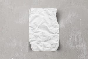 Crumpled Paper Texture Mockup