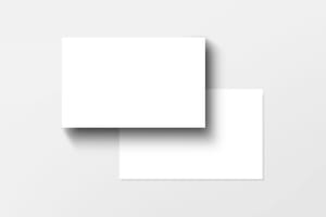 Floating Business Card Mockup