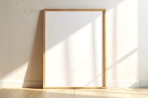 Interior Frame Poster Display Mockup Scene