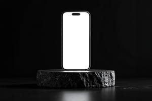 Minimal Phone Product Display Mockup Scene