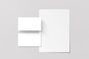 Neutral Set Card & Paper Mockup