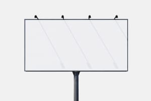 Outdoor Billboard Advertising Mockup
