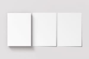 Pastel Trio Paper Mockup