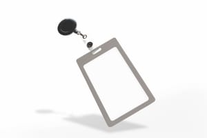 Perspective ID Card Mockup