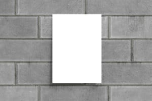 Poster Mockup on Wall