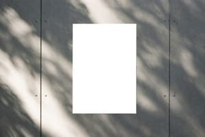Poster Wall Shadow Mockup