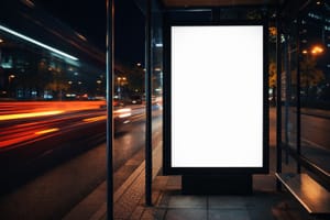 Realistic Portrait Billboard Mockup
