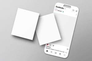 Simple Instagram UI Mockup