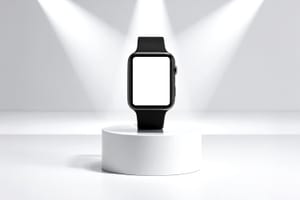 Smartwatch Product Display Mockup Scene