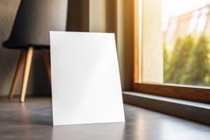 Stand Paper Mockup