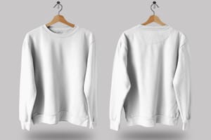 Sweatshirt Mockup Set Front & Back View