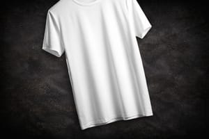 T-shirt Mockup Dark Background
