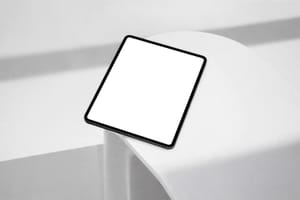 Tablet Mockup Clean Scene