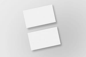 Two Business Card Mockup