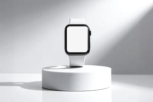 Watch Studio Product Display Mockup Scene