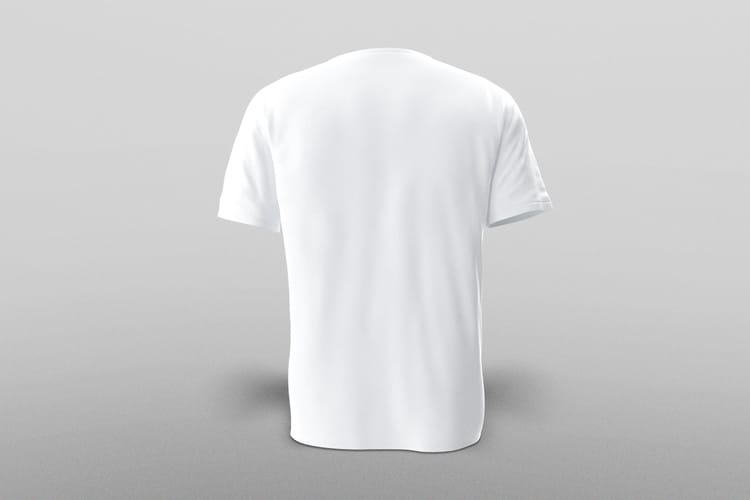 Apparel Back T-Shirt Mockup