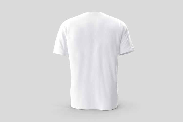 Back T-Shirt Mockup