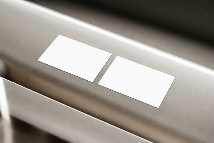 Business Card Mockup Minimal