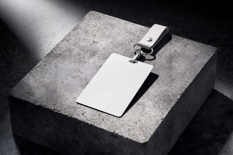 Concrete Shadow ID Card Mockup