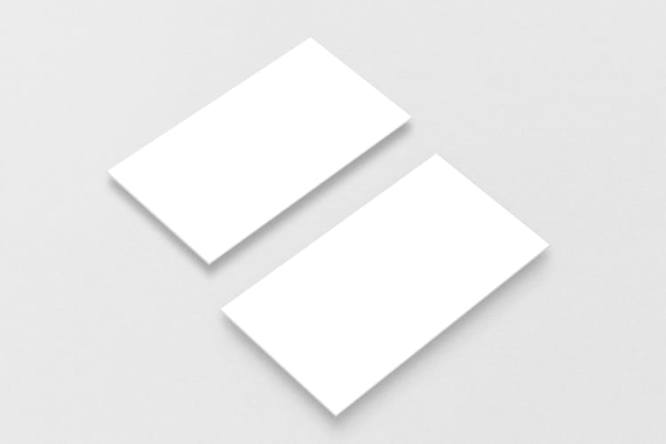 Contrast Business Card Mockup