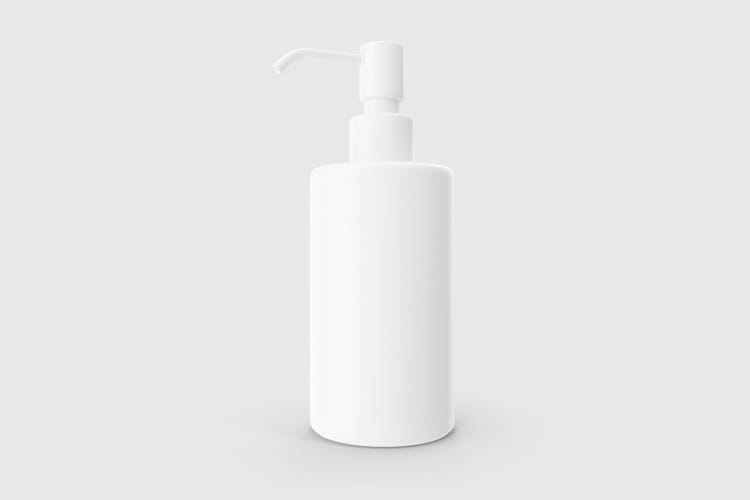 Cosmetic Pump Bottle Mockup