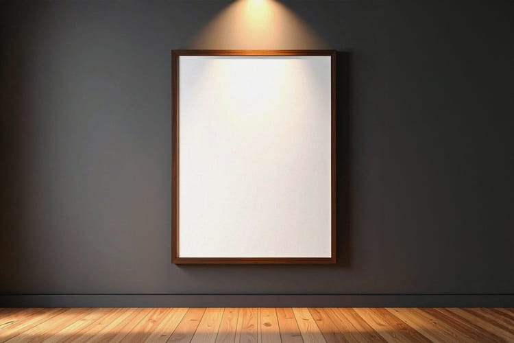 Gallery Spotlight Frame Mockup