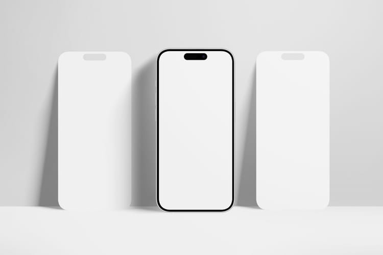 Instagram Mobile Branding Display Mockup Scene