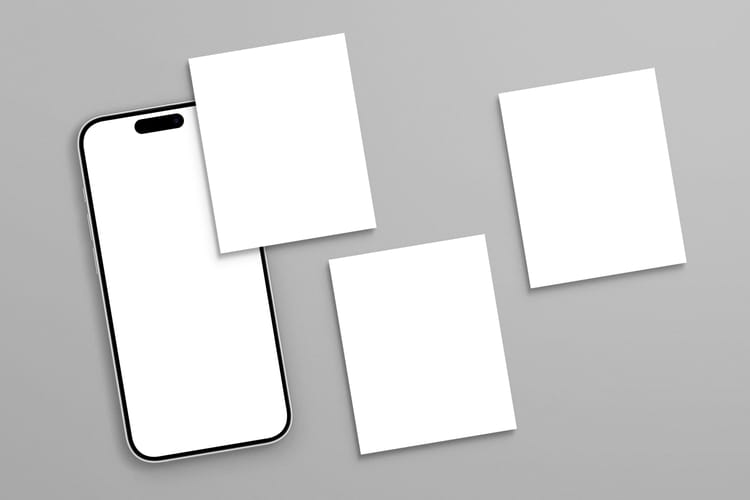 Instagram Mockup Diagonal Feed