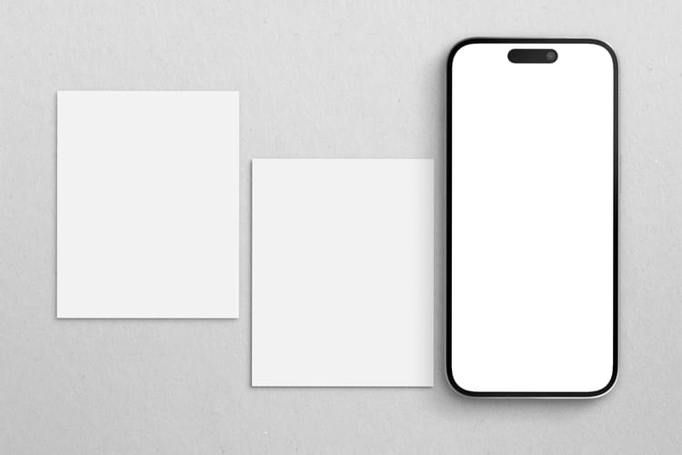 Instagram Mockup Side By Side Layout