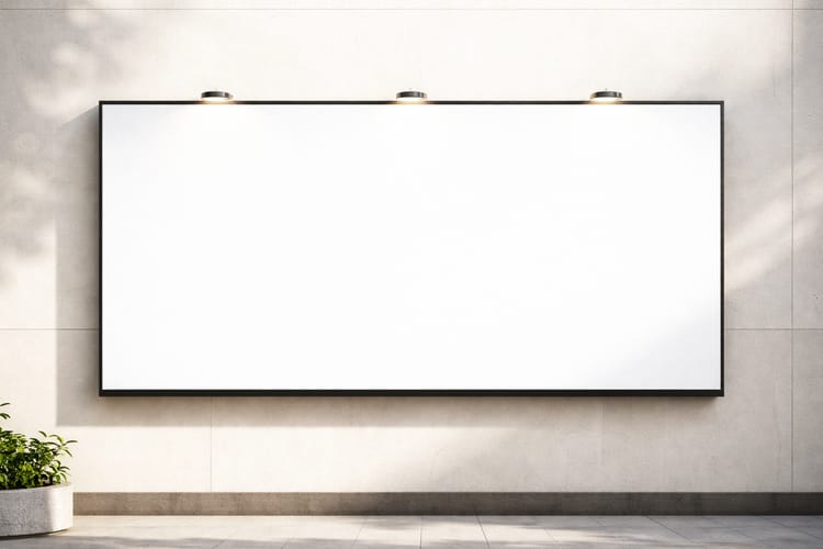 Light Billboard Mockup