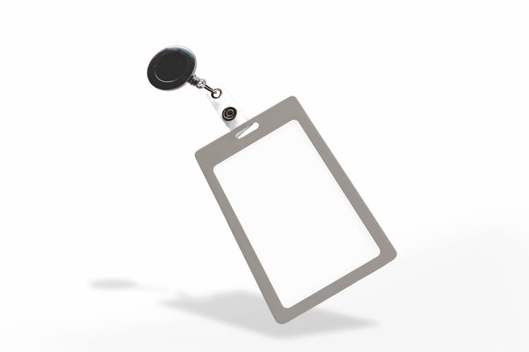 Perspective ID Card Mockup