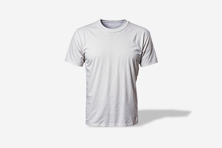 Plain White T-Shirt Mockup