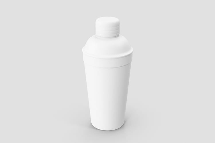 Protein Shaker Bottle Mockup Gym Product