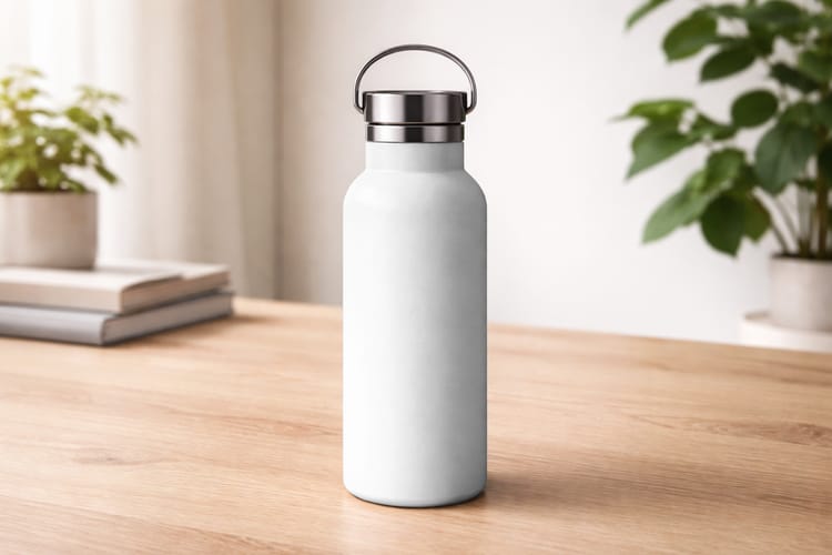 Reusable Water Bottle Mockup