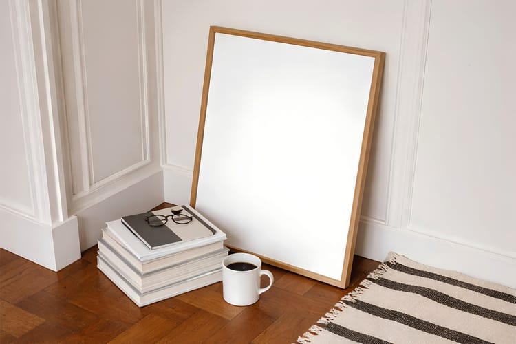 Scandinavian Corner Frame Mockup