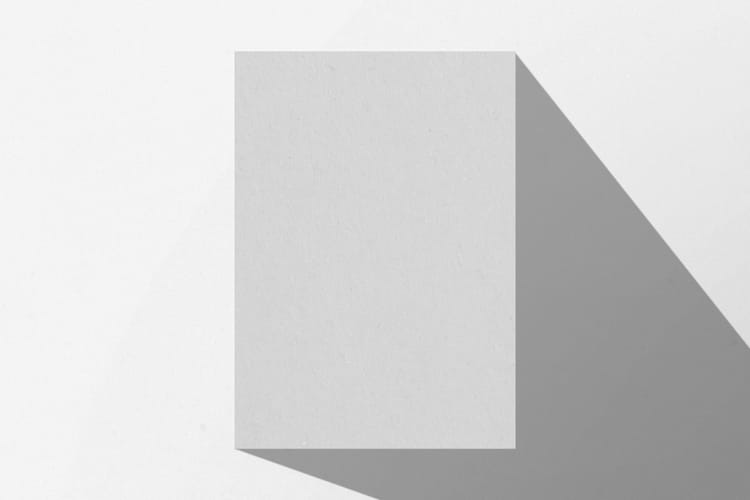 Shadow Paper Branding Display Mockup Scene