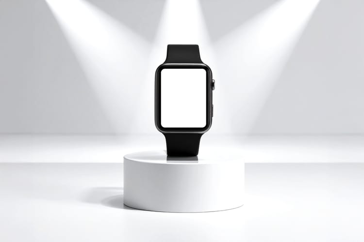 Smartwatch Product Display Mockup Scene