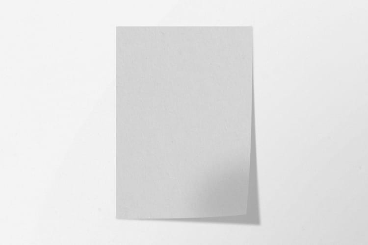 Square Paper Branding Display Mockup Scene