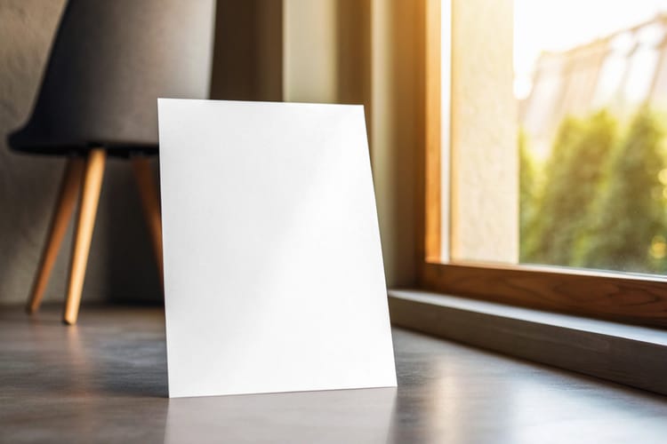Stand Paper Mockup