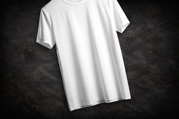 T-shirt Mockup Dark Background