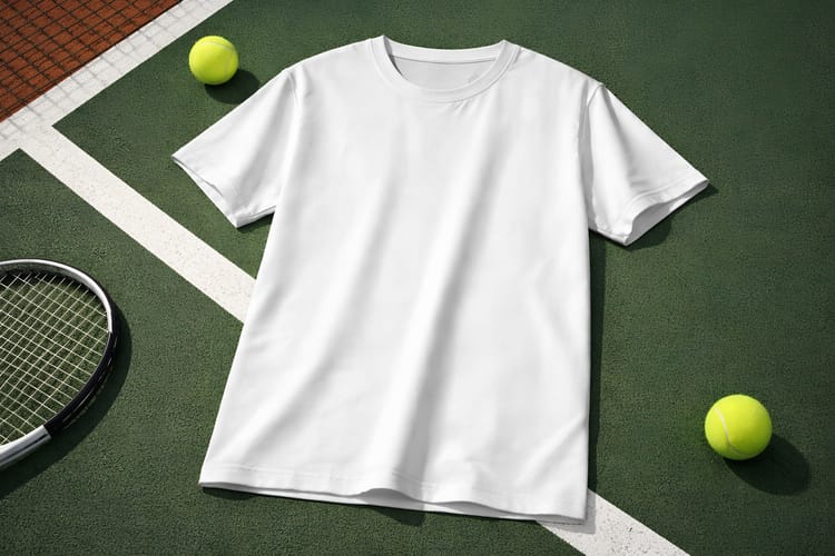 Top View T-shirt Mockup