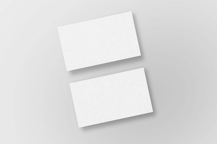 Two Business Card Mockup