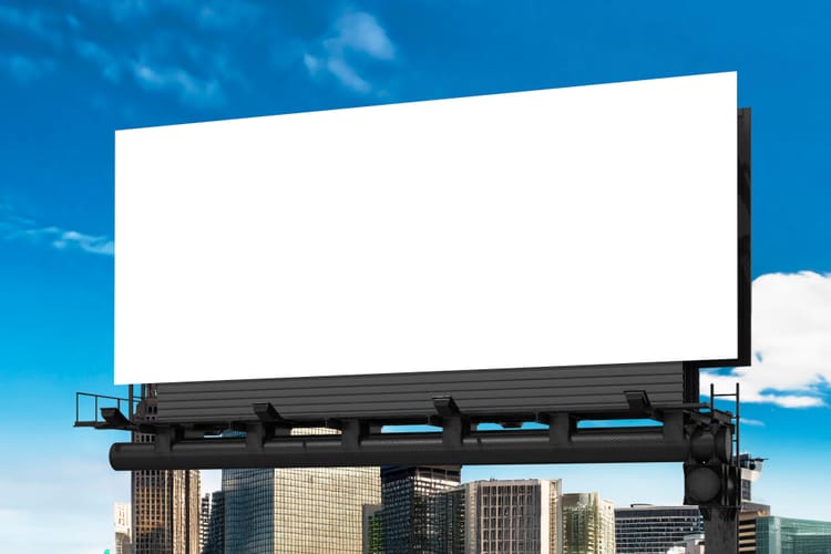 Urban City Billboard Mockup Outdoor Advertising Display