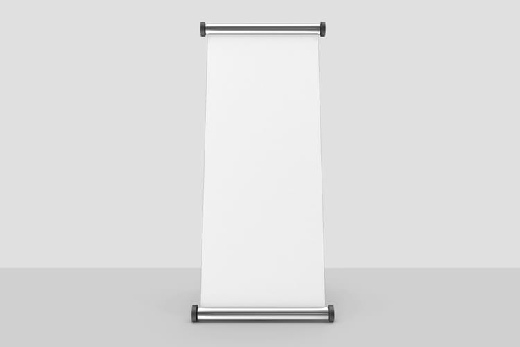 Vertical X Banner Mockup